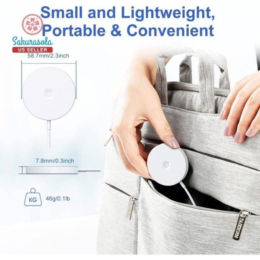 Magnetic Wireless Charger 3 in 1 15W Fast Wireless Charging - Picture 3 of 9